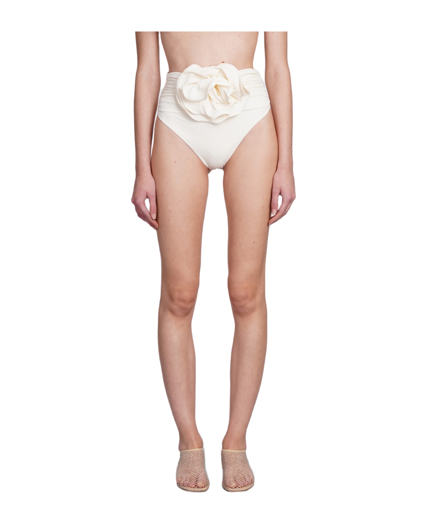 Magda Butrym Beachwear In White Polyamide - white