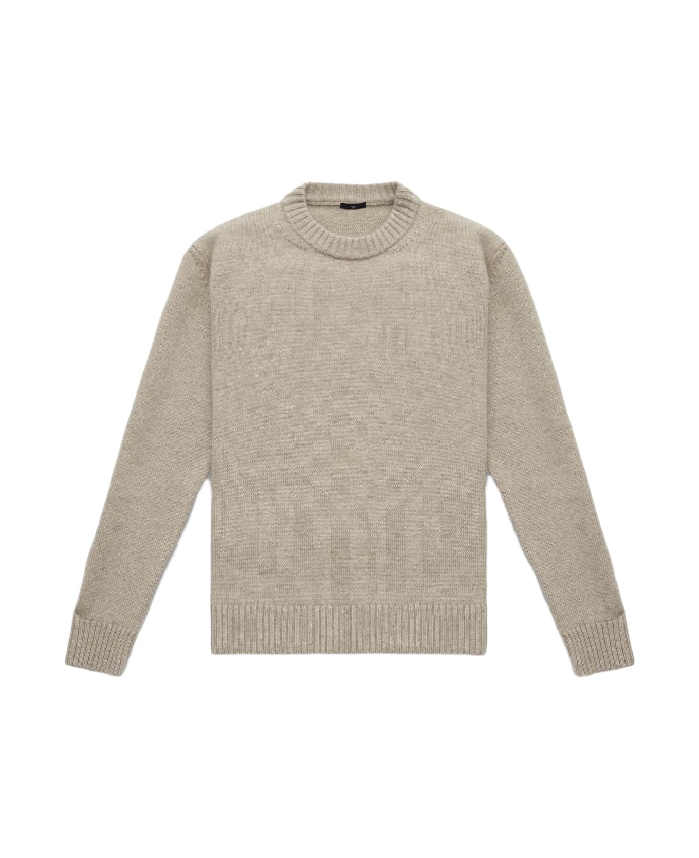 Larusmiani Crew Neck Sweater 'diablerets' Sweater - Beige