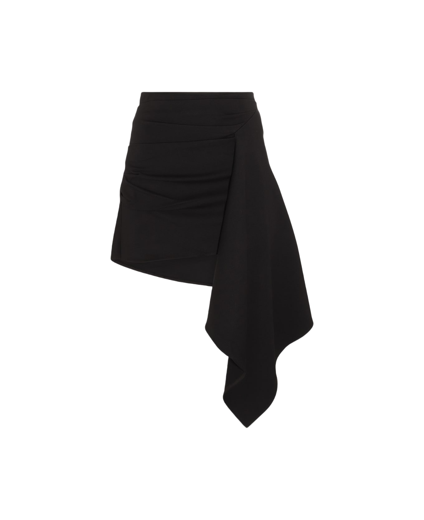 GAUGE81 Black Viscose Rivera Mini Skirt - Black