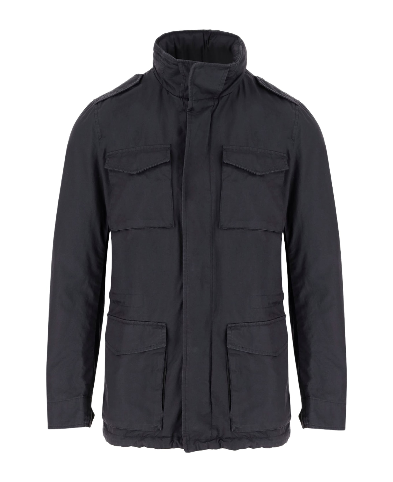 Herno Linen Jacket - Blue