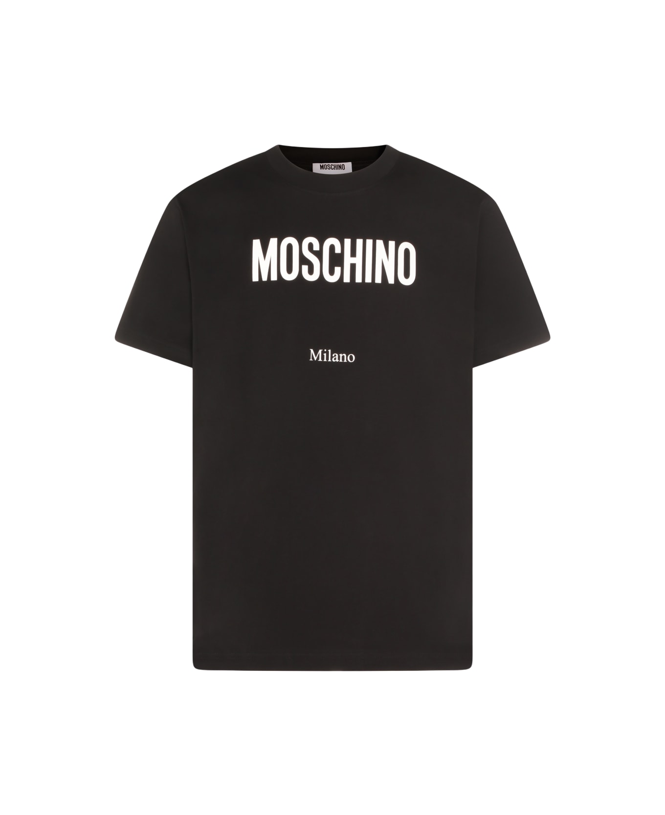 Moschino Black Cotton T-shirt - Black