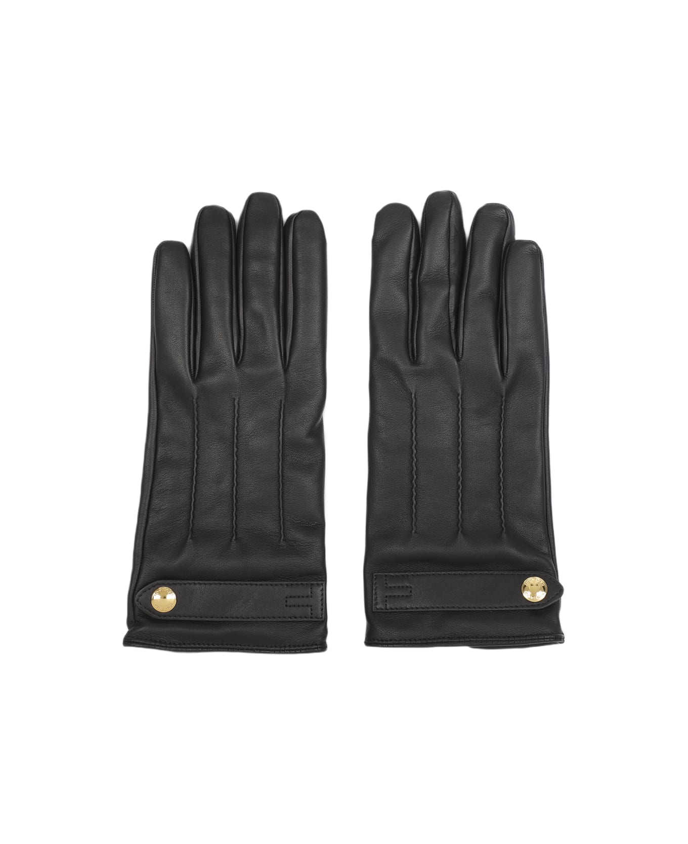 Tom Ford Leather Gloves - Black