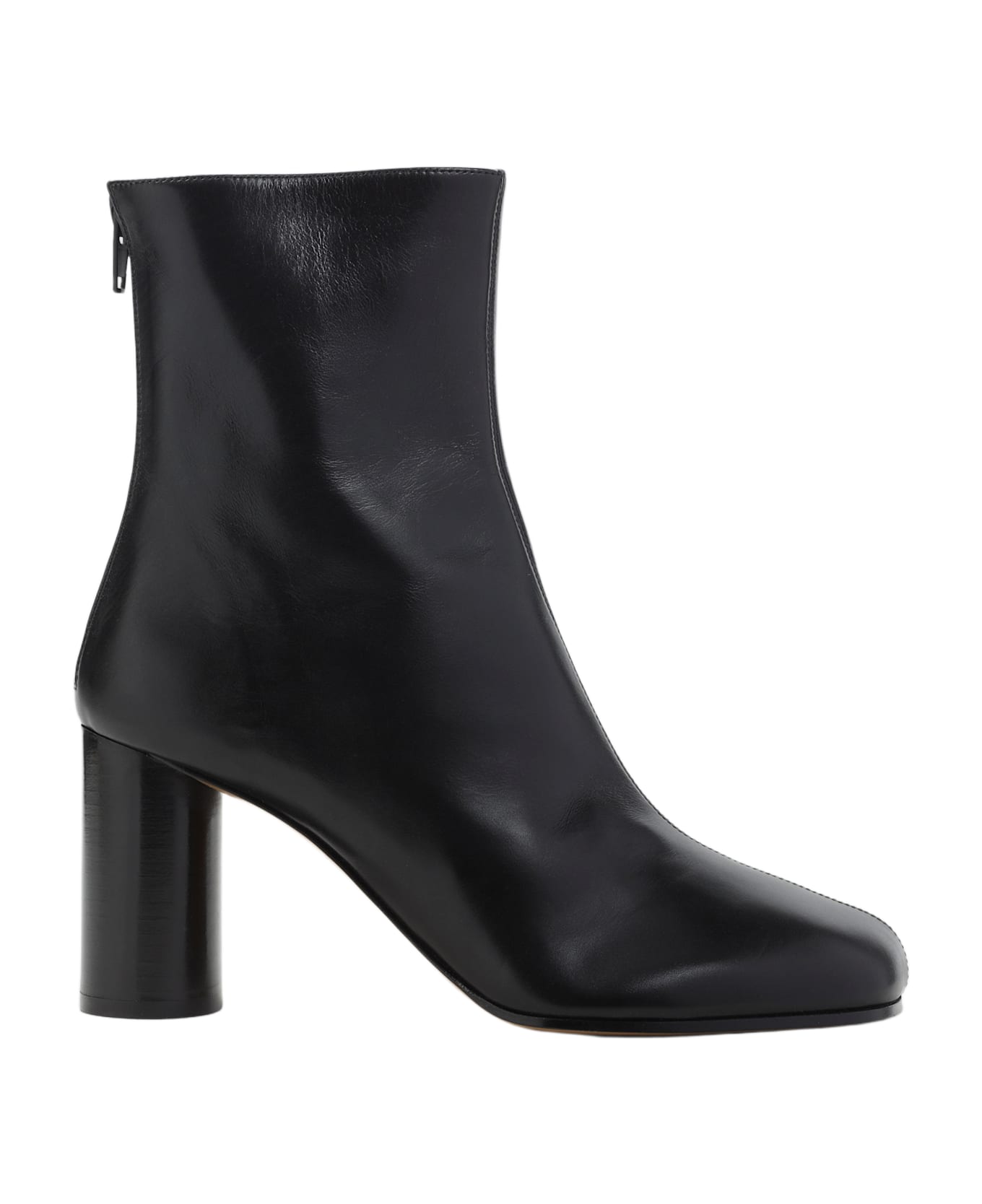 Phoebe Philo Tug Ankle Boots - Bk Black