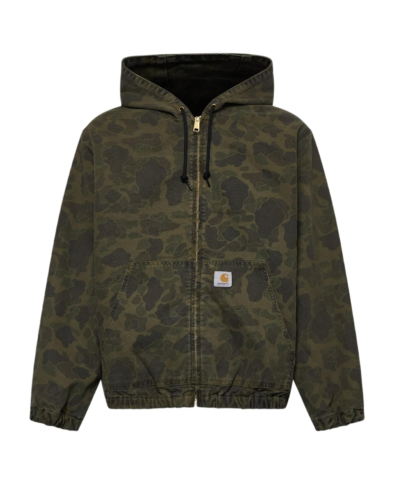 Carhartt Dearborn Camouflage Cotton Jacket - CAMO DUCK GREEN/OFFICE GREEN