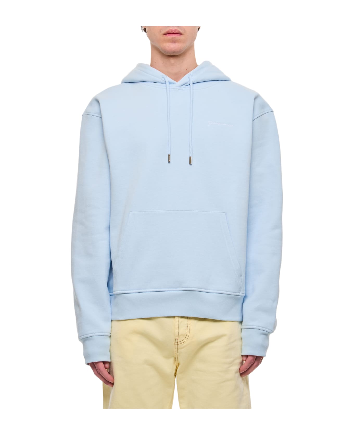 Jacquemus Brode Cotton Sweatshirt - Light blue 2