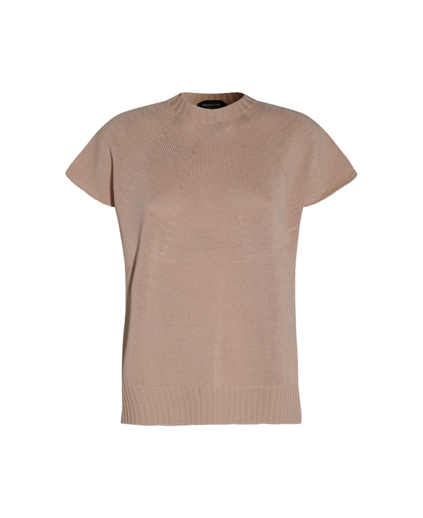 Fabiana Filippi Beige Cotton Knitwear - Powder