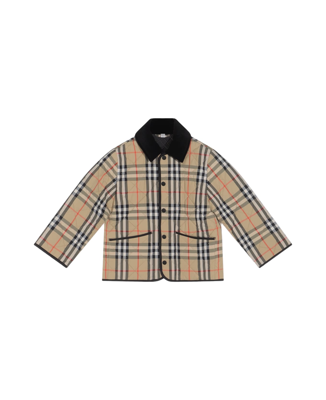 Burberry Beige Down Jacket - SAND IP CHECK