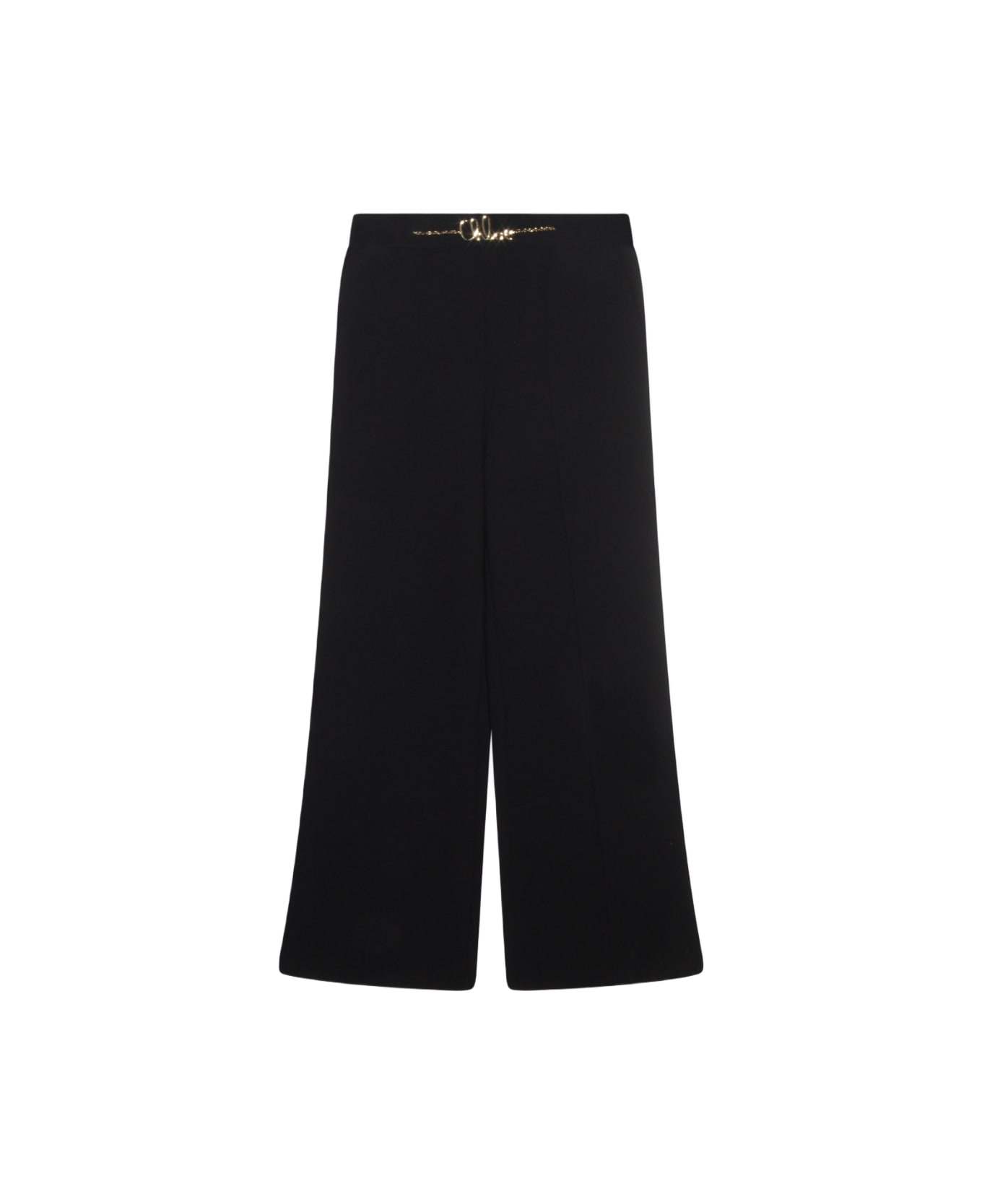 Chloé Black Cotton Pants - Marine