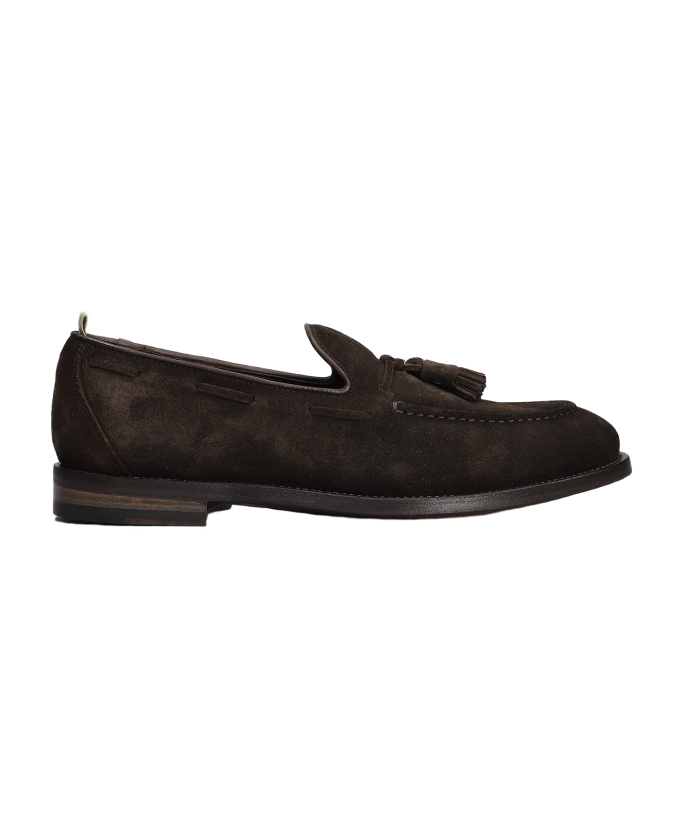 Officine Creative Tulane 004 Loafers In Brown Suede - brown