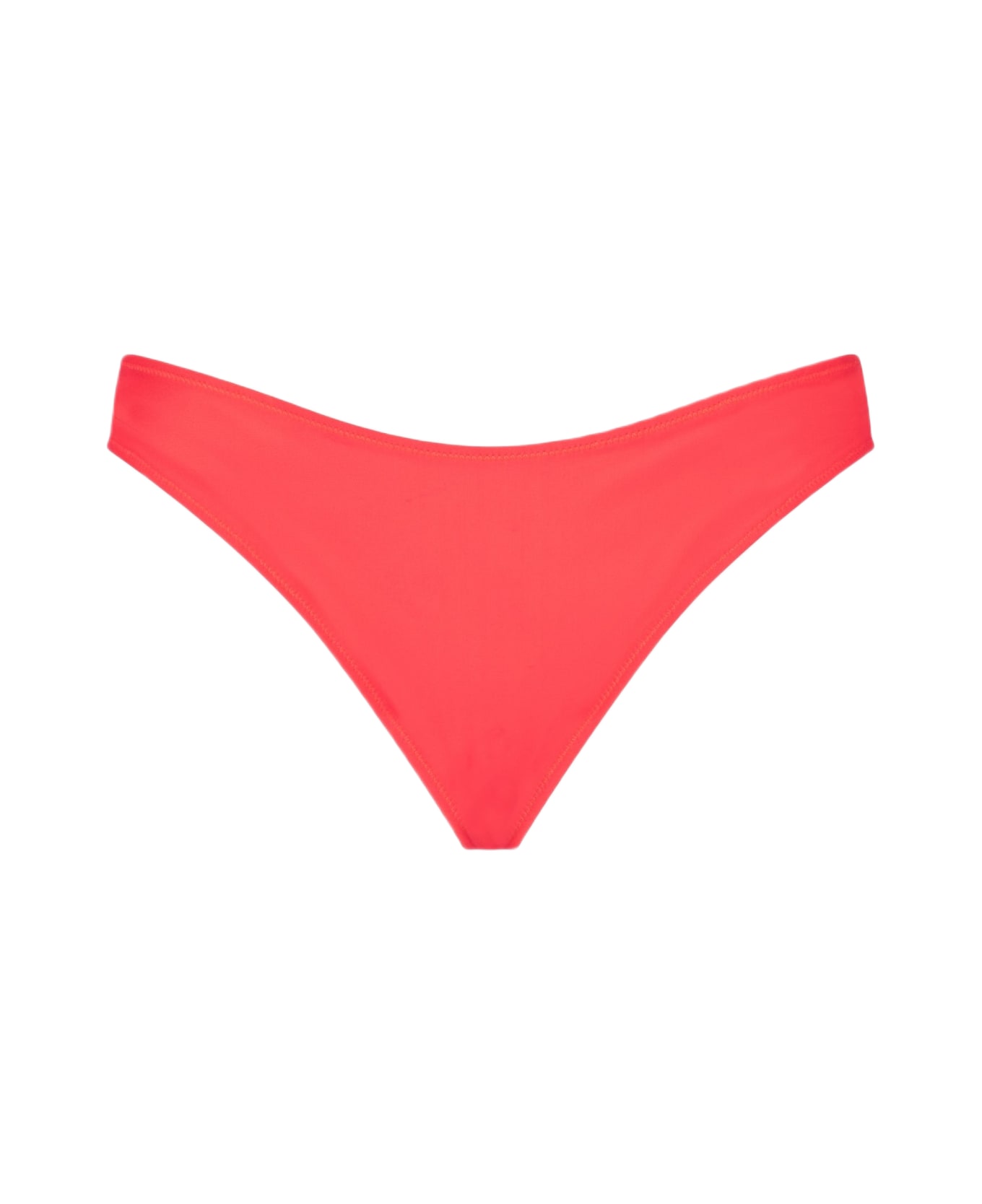 MC2 Saint Barth Woman Fluo Red Swim Briefs - FLUO