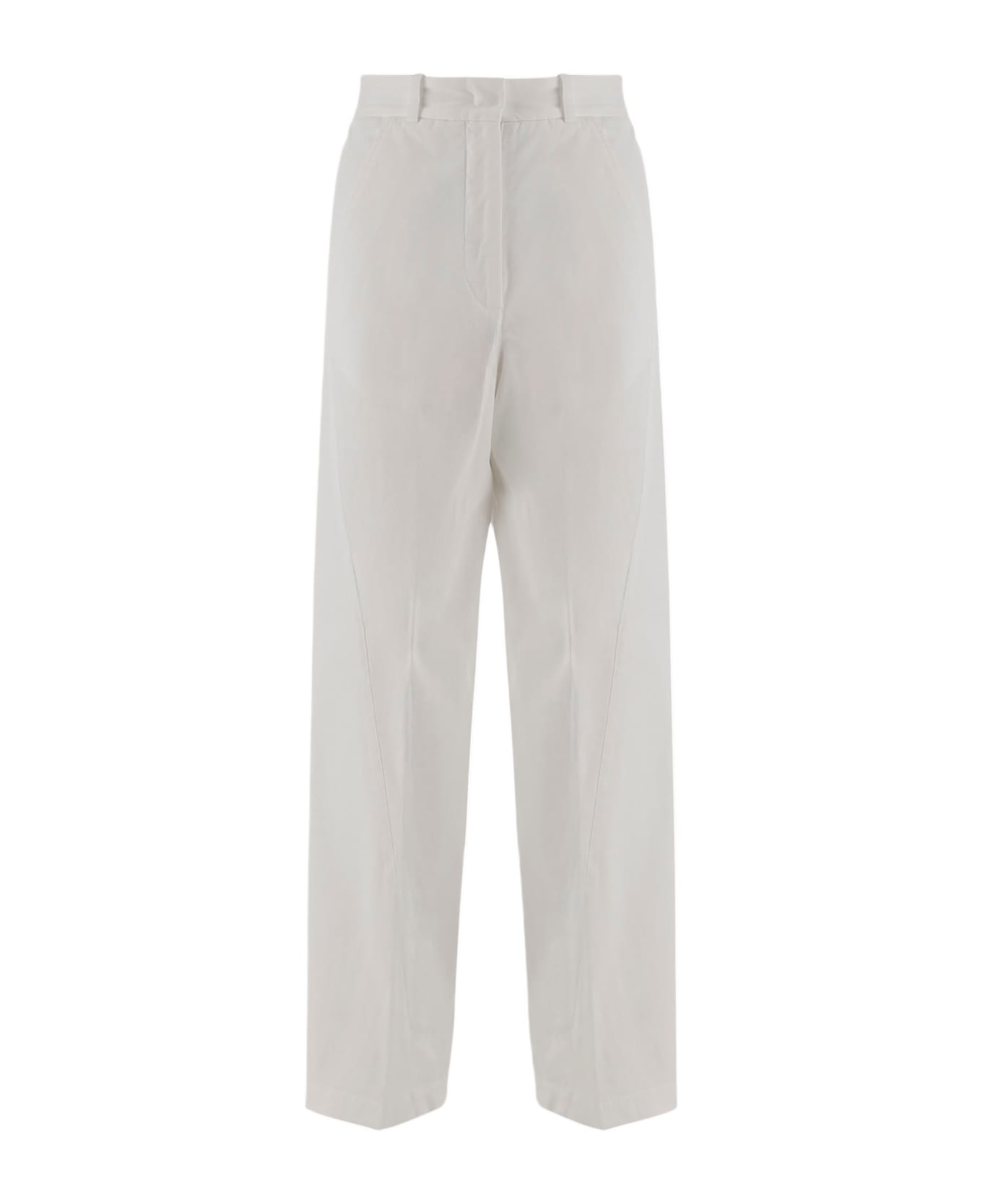 QL2 Stretch Cotton Pants - White