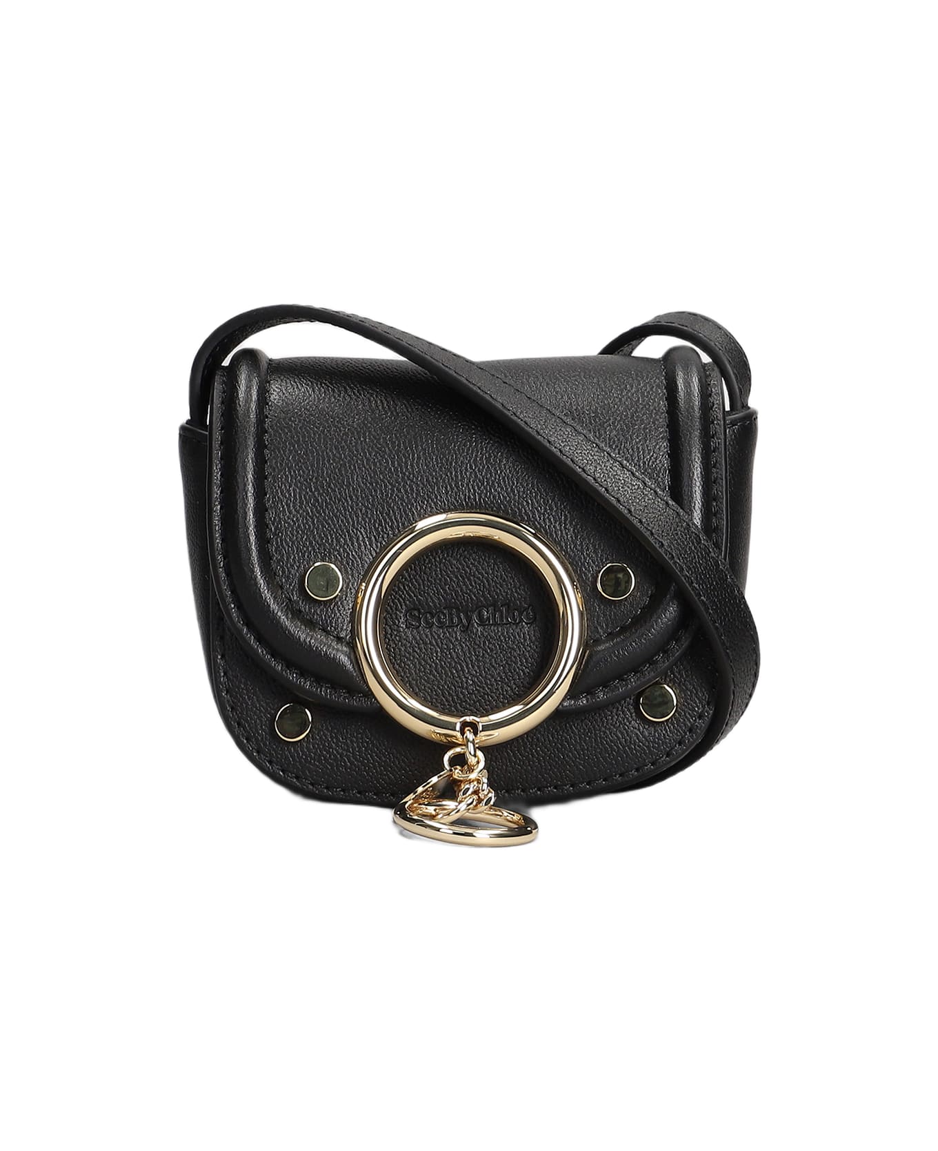 See by Chloé Mara Small Shoulder Bag In Black Leather - black