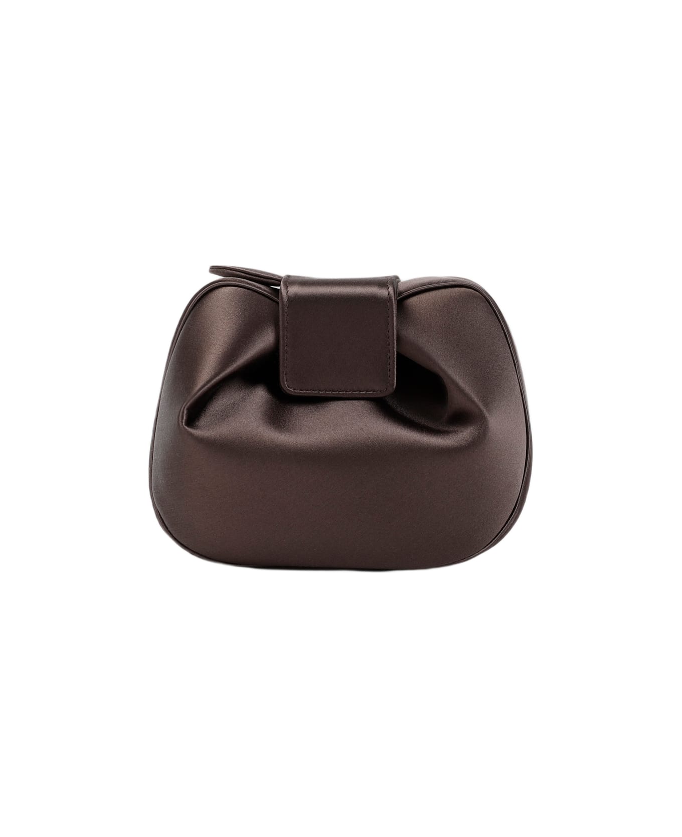 Gabriela Hearst Soft Demi Clutch - Cho Chocolate
