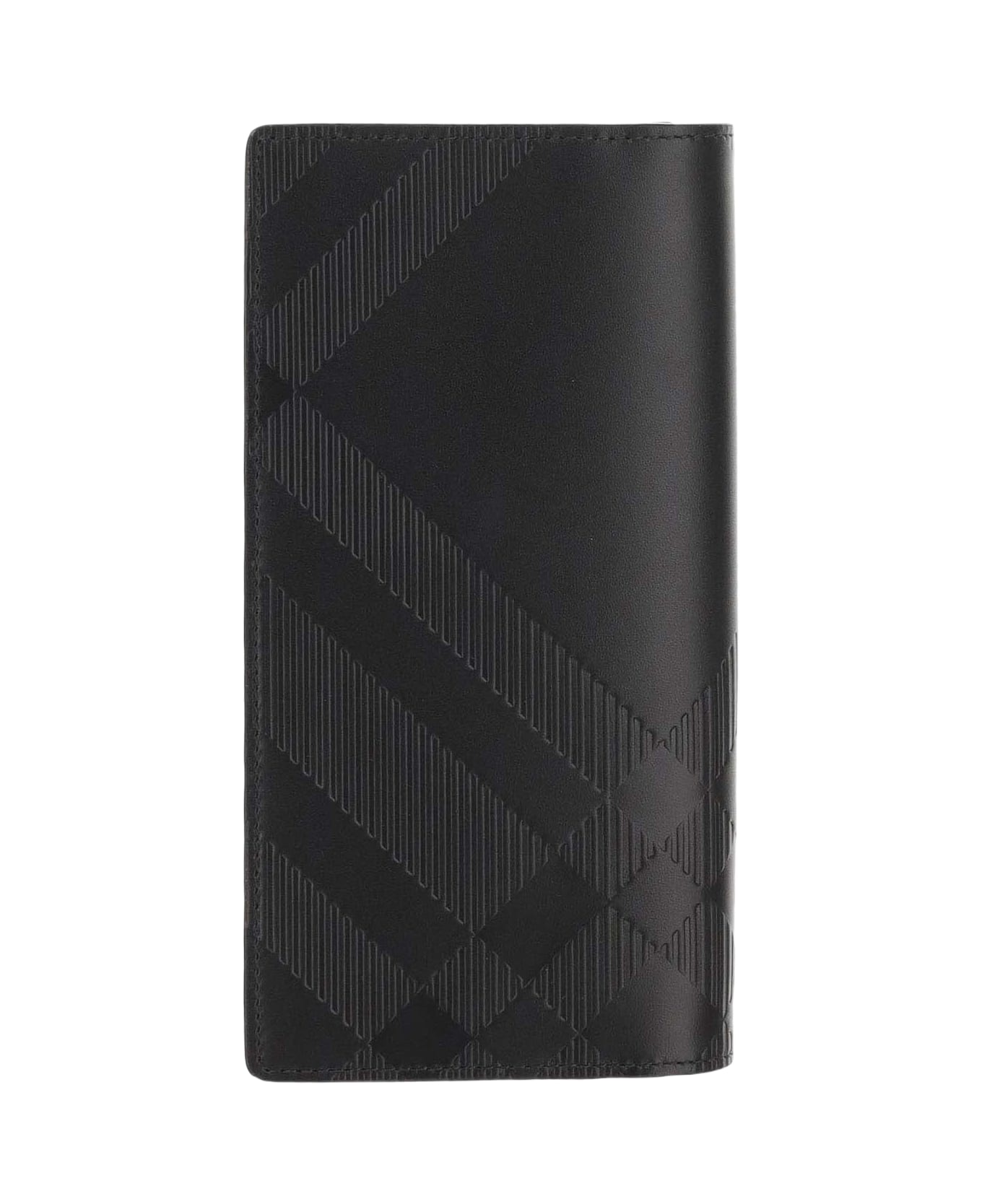 Burberry Continental Check Wallet - Black