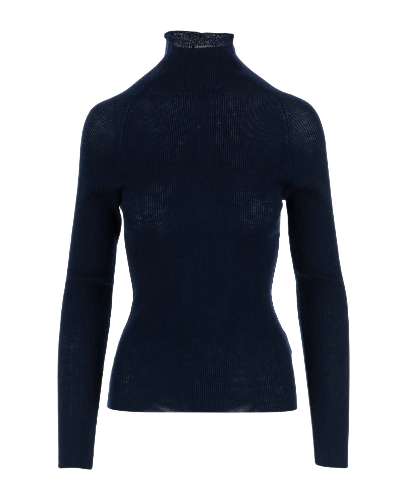 Aspesi Ribbed Wool Sweater - Blue