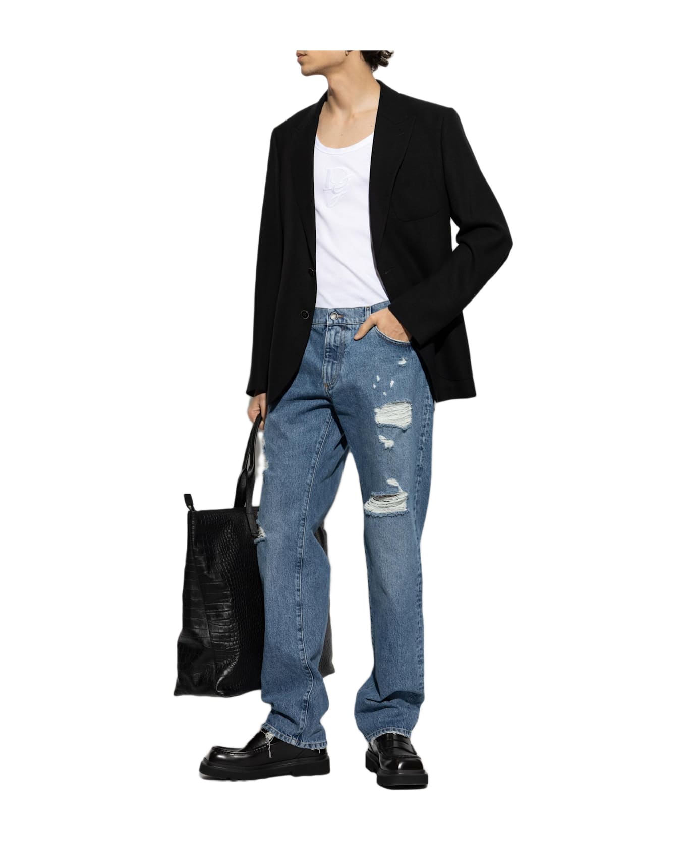 Dolce & Gabbana Wool Blazer - NERO