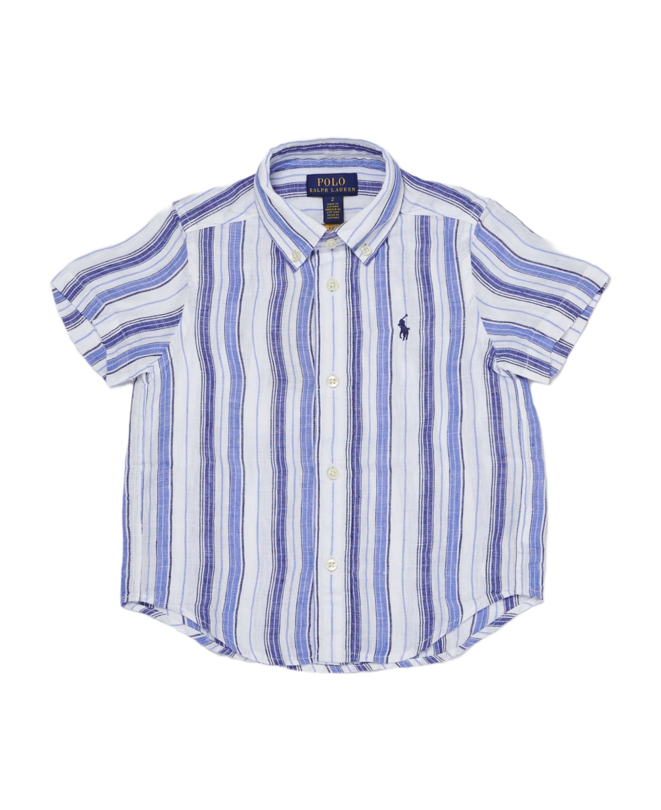 Polo Ralph Lauren Shirt Shirt - BIANCO-AZZURRO