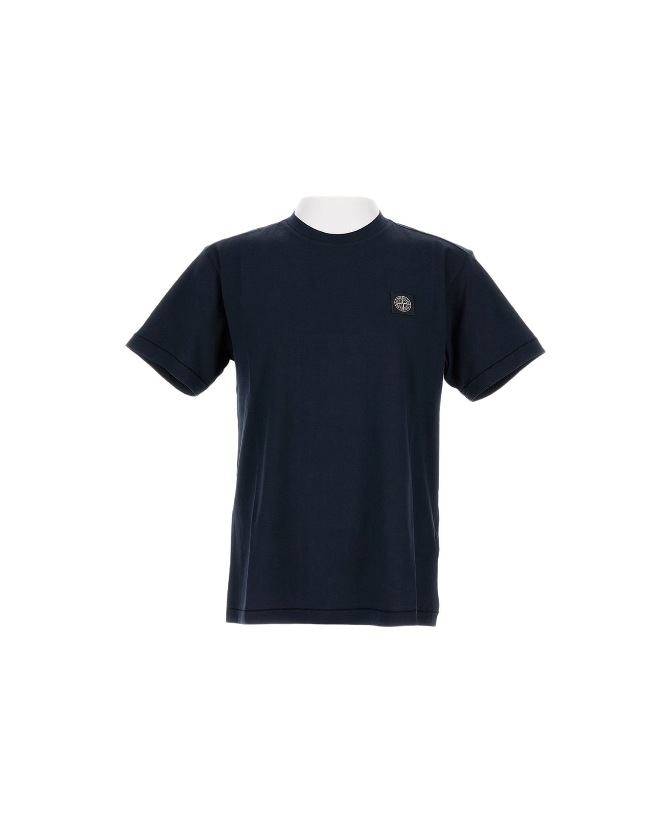 Stone Island T-shirt Logo - Blue