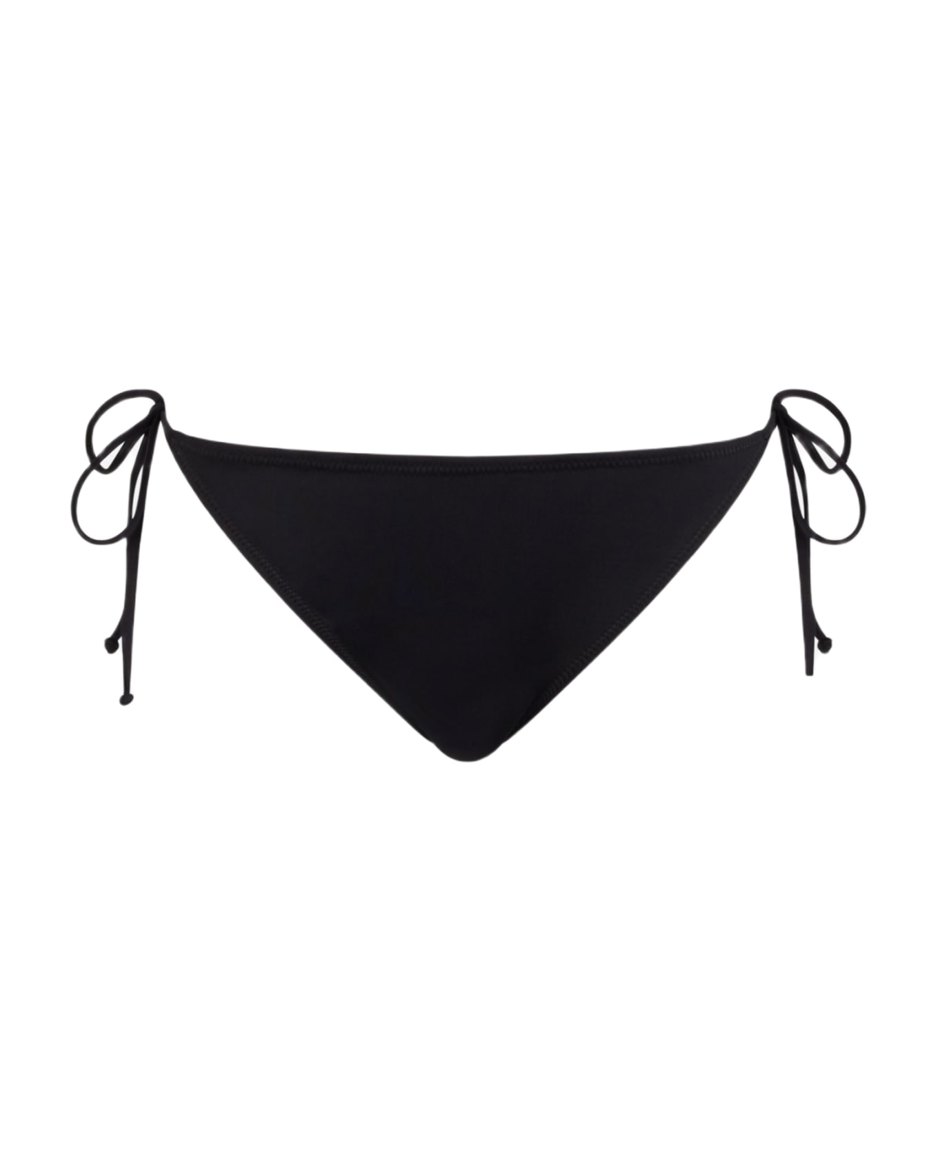MC2 Saint Barth Woman Classic Swim Briefs Virgo With Rhinestones - BLACK