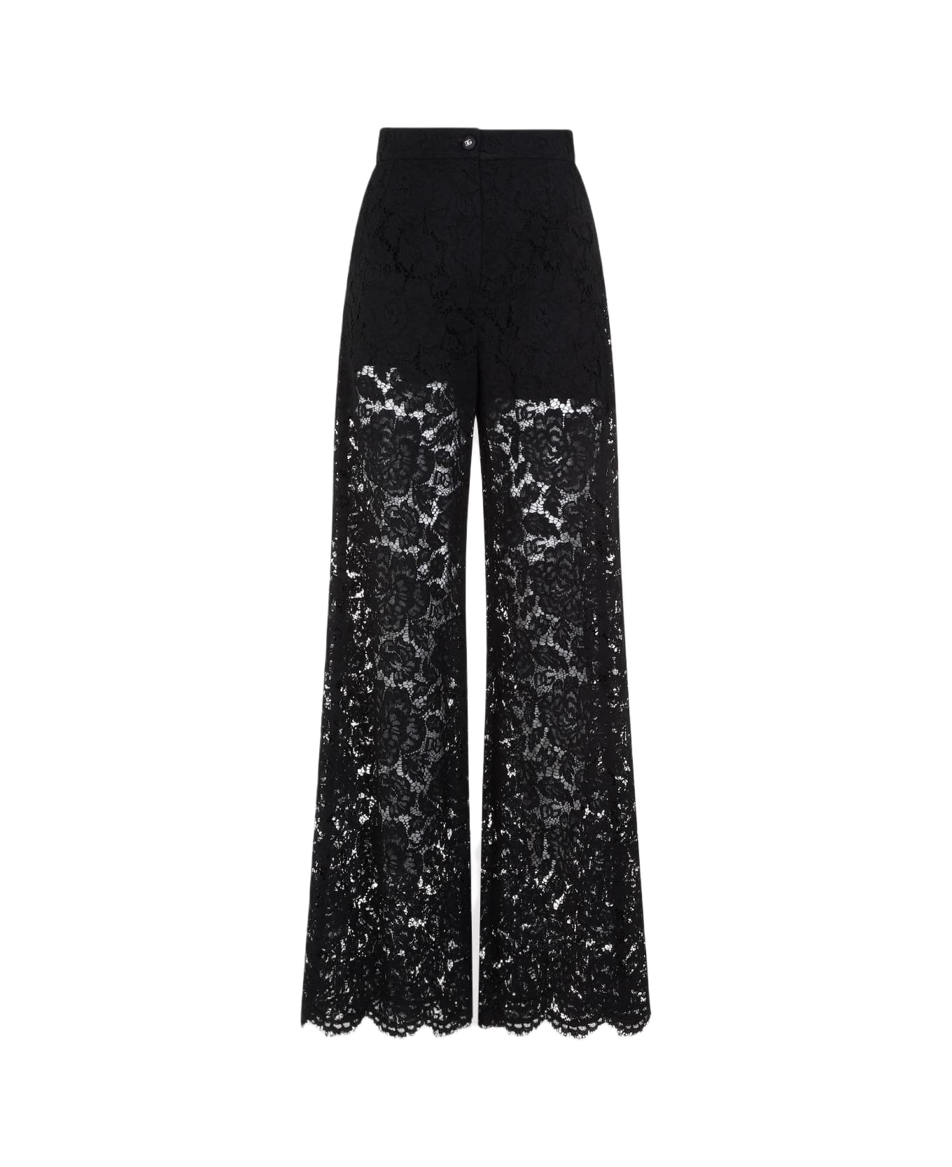 Dolce & Gabbana Lace Pants - Nero