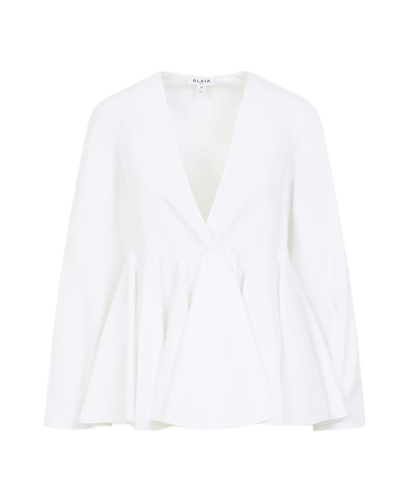 Alaia Alaïa Flare Shirt - Blanc