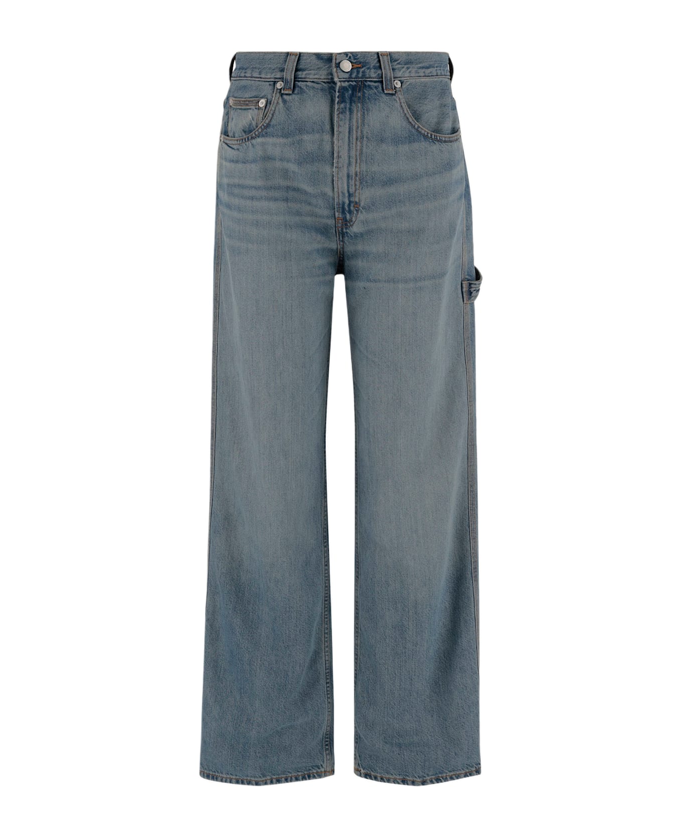 Haikure Cotton Blend Jeans - Denim