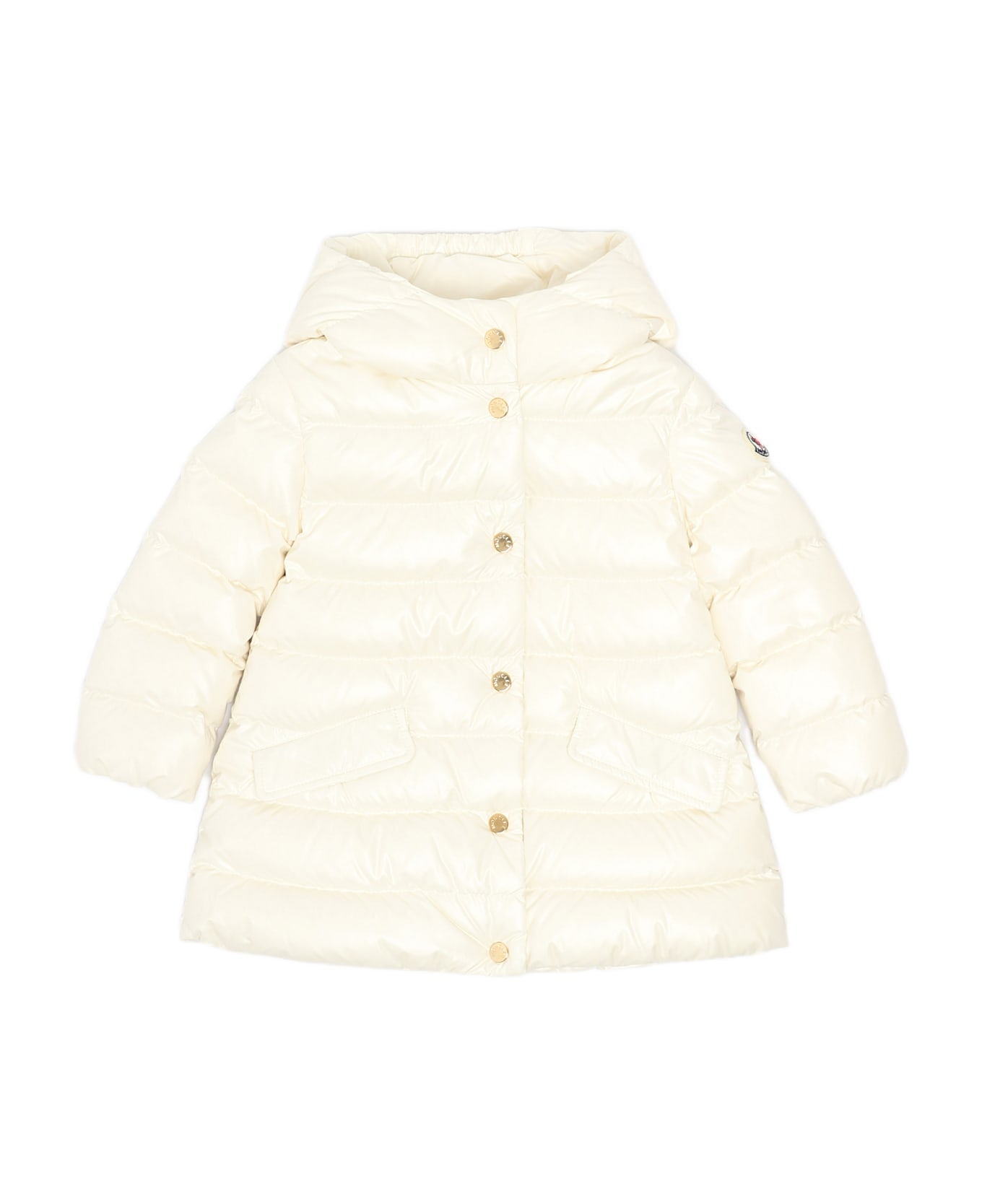 Moncler Ibida Long Coat Down Jacket - PANNA