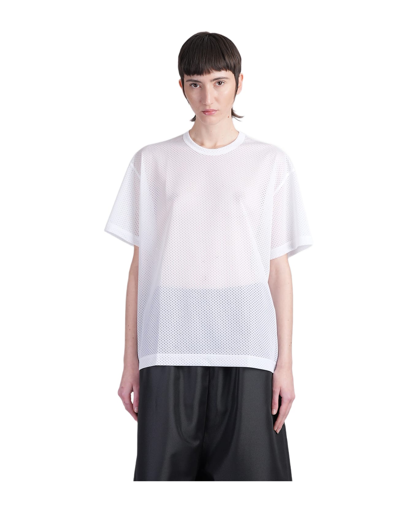Comme des Garçons T-shirt In White Polyester - white