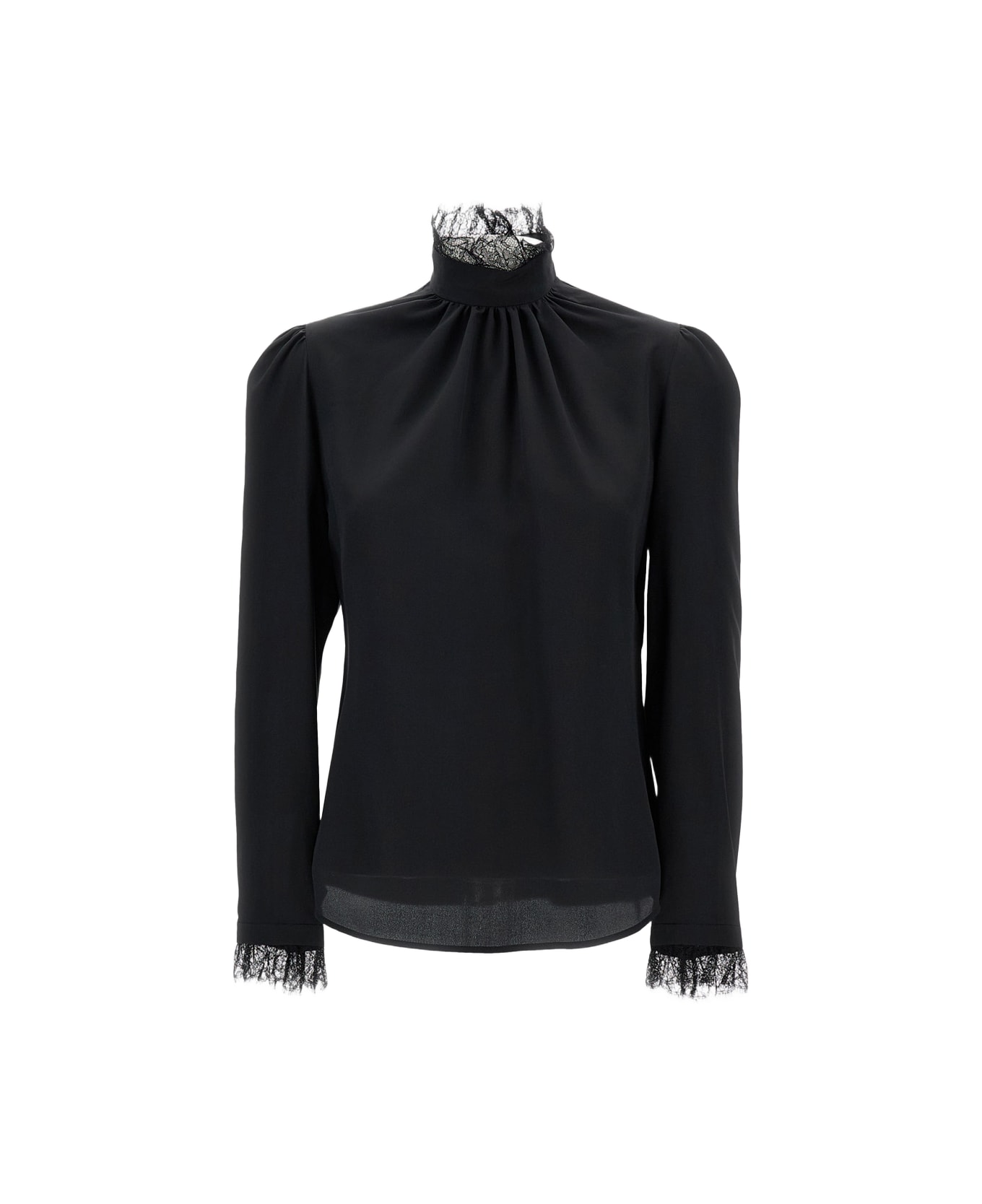 Alexander McQueen Silk Blouse - Black