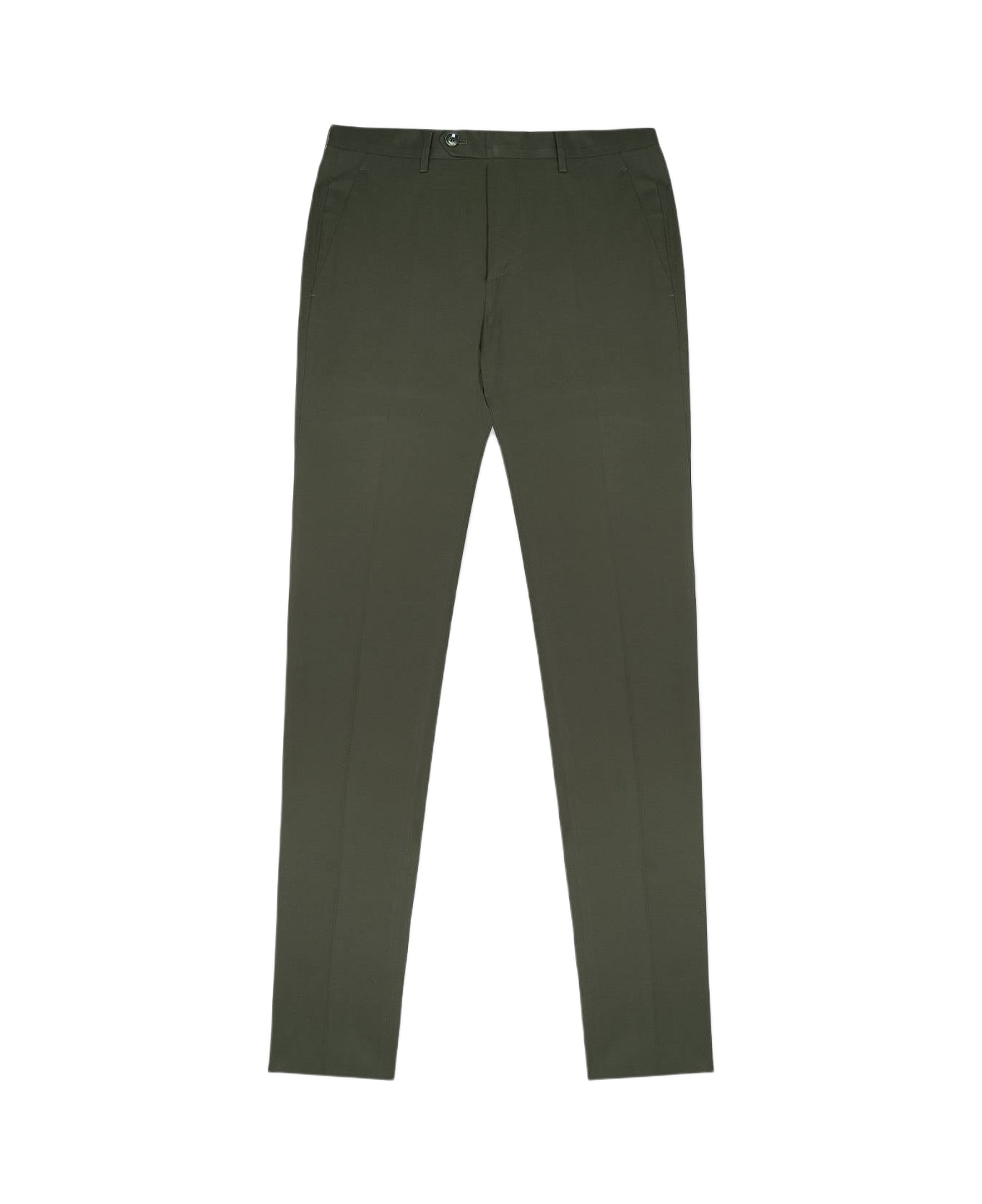 Larusmiani Velvet Trousers Howard Pants - Olive