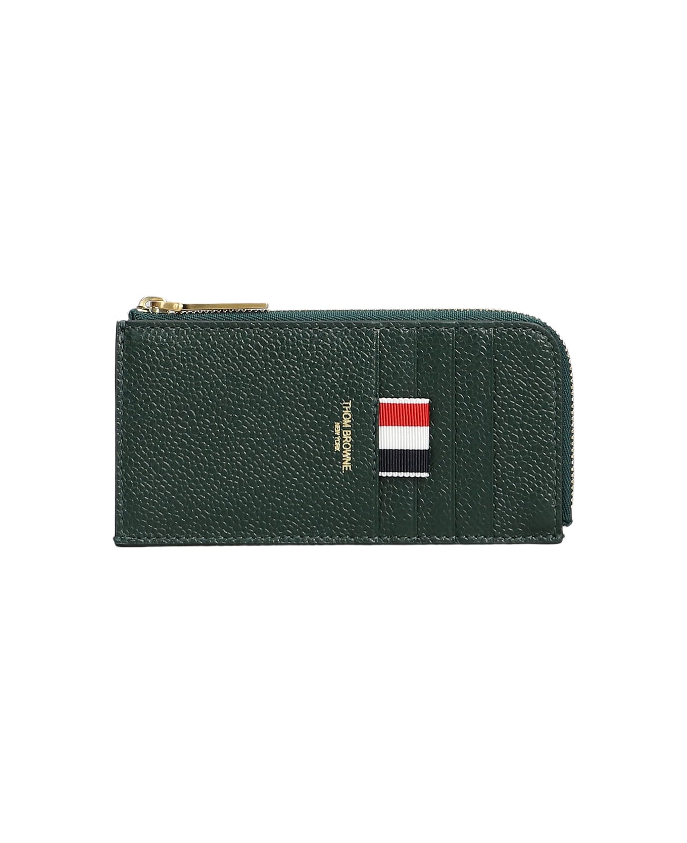 Thom Browne Leather Wallet - Dk Green 財布