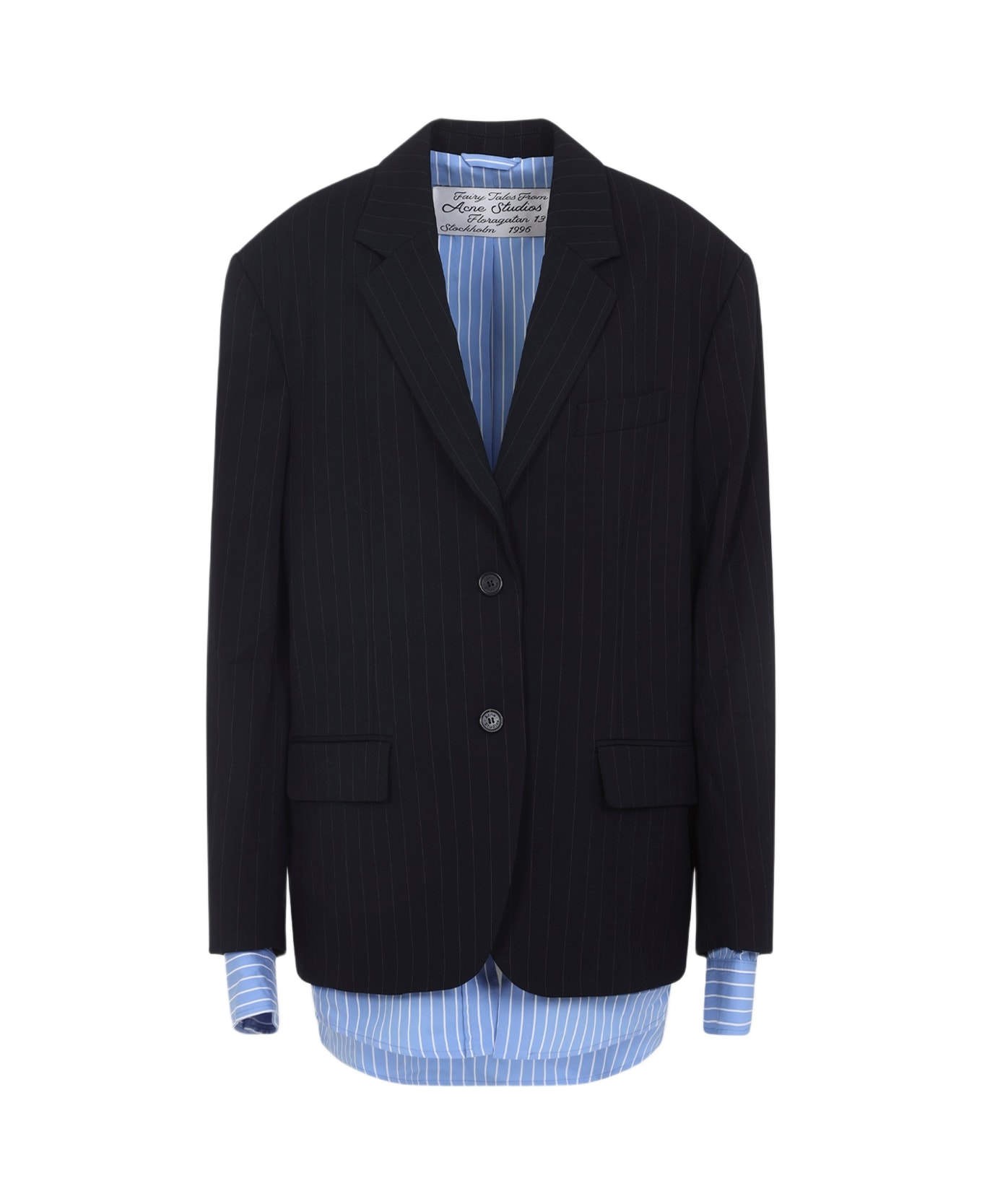 Acne Studios Viscose Blazer - Navy