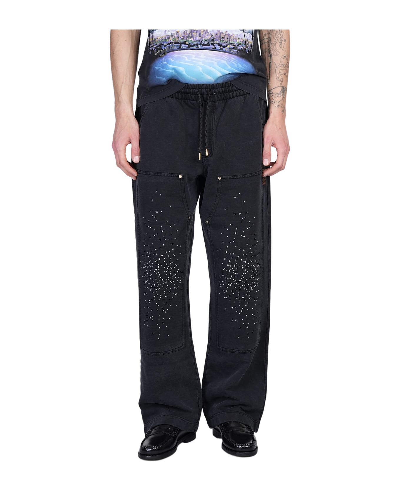 Casablanca Pants In Black Cotton - black