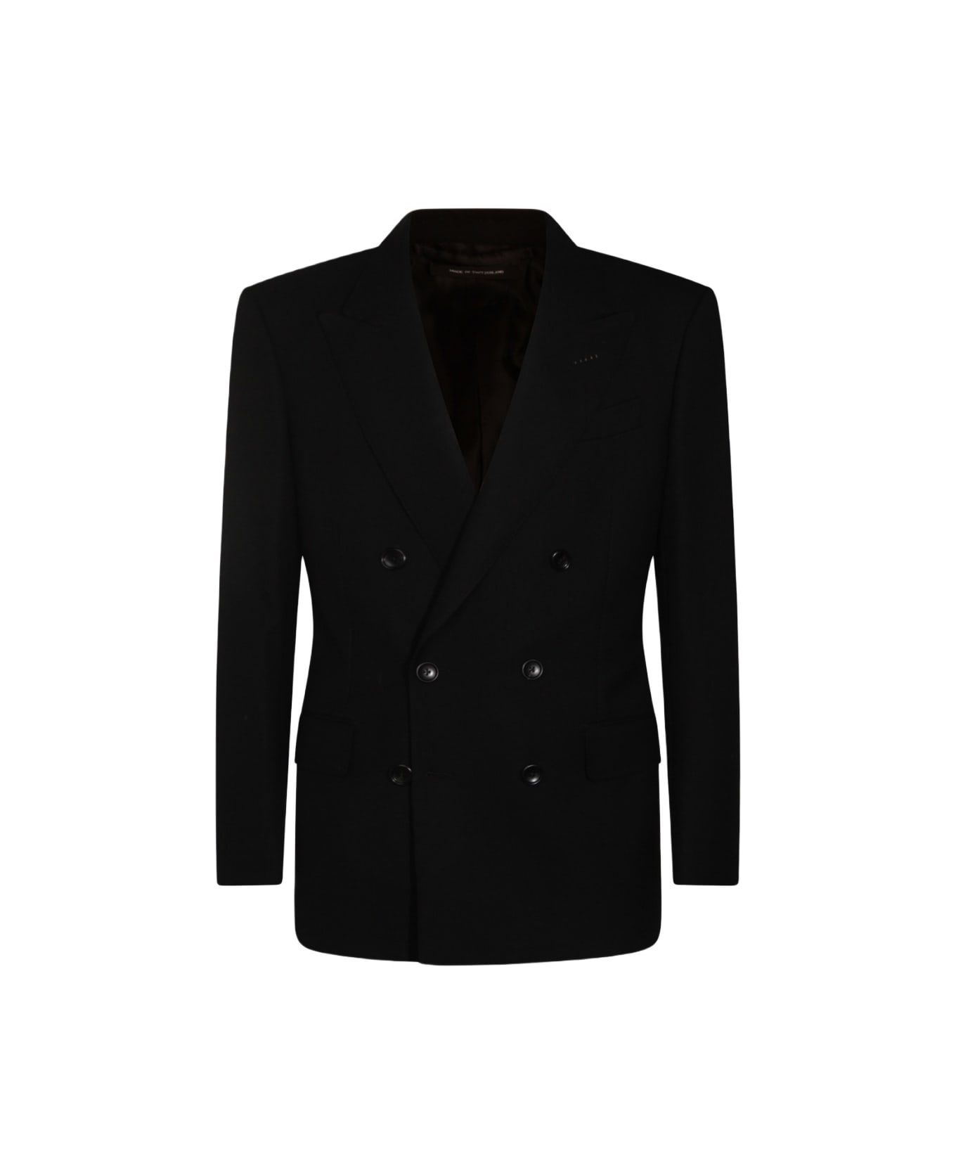 Tom Ford Black Wool Blazer - Black