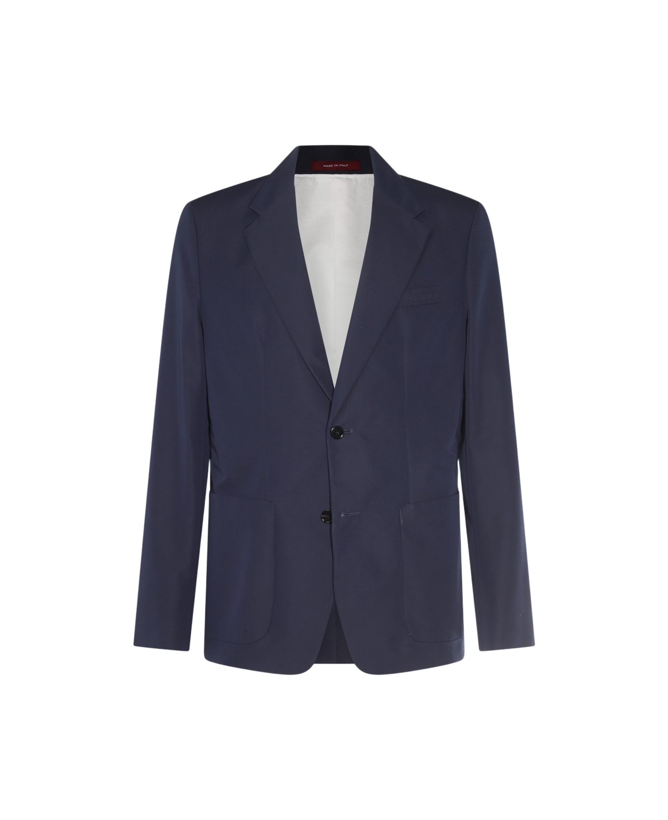 Gucci Navy Blue Cotton Blazer - Blue