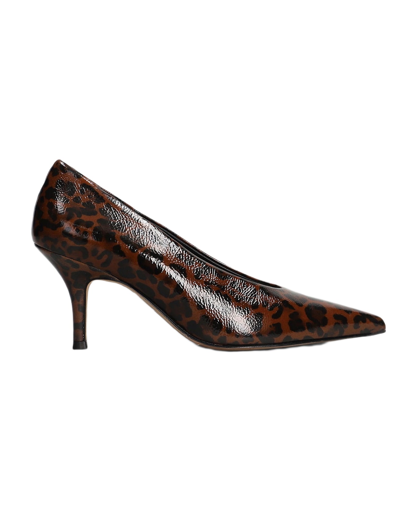 The Seller Pumps In Animalier Leather - Animalier