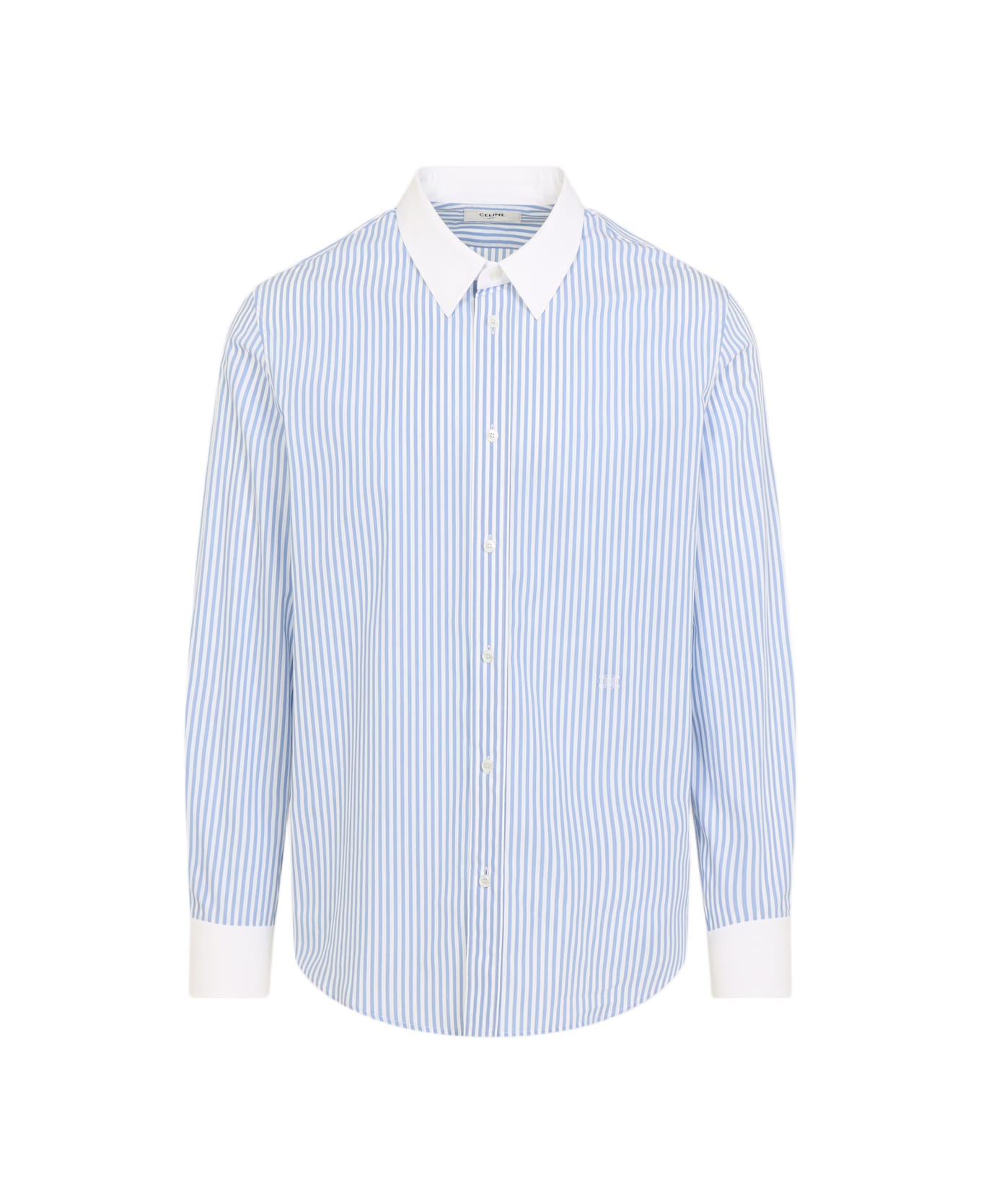 Celine Classic Shirt - Craie Bleu Ciel