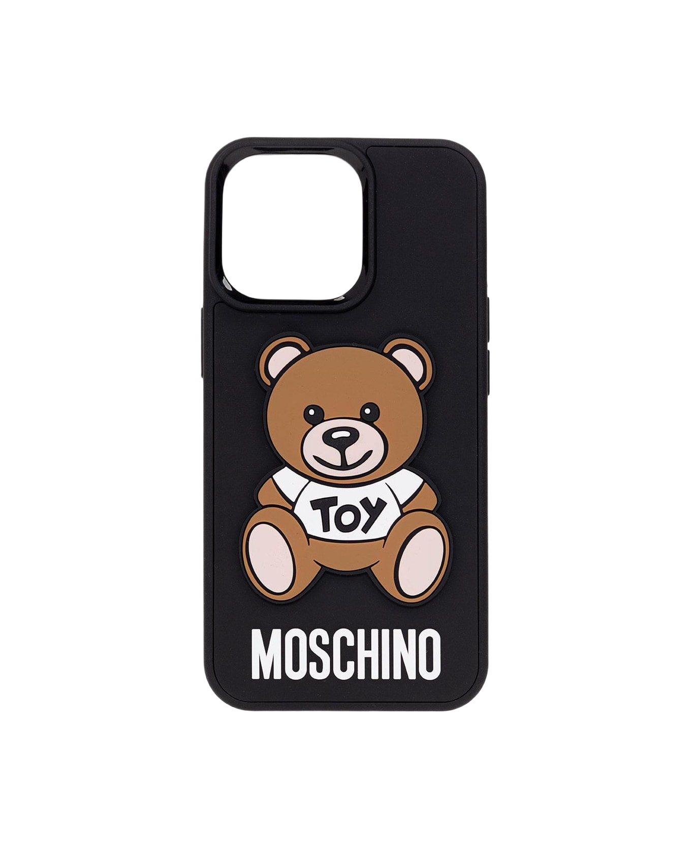 Moschino Iphone 13 Pro Case - Nero デジタルアクセサリー