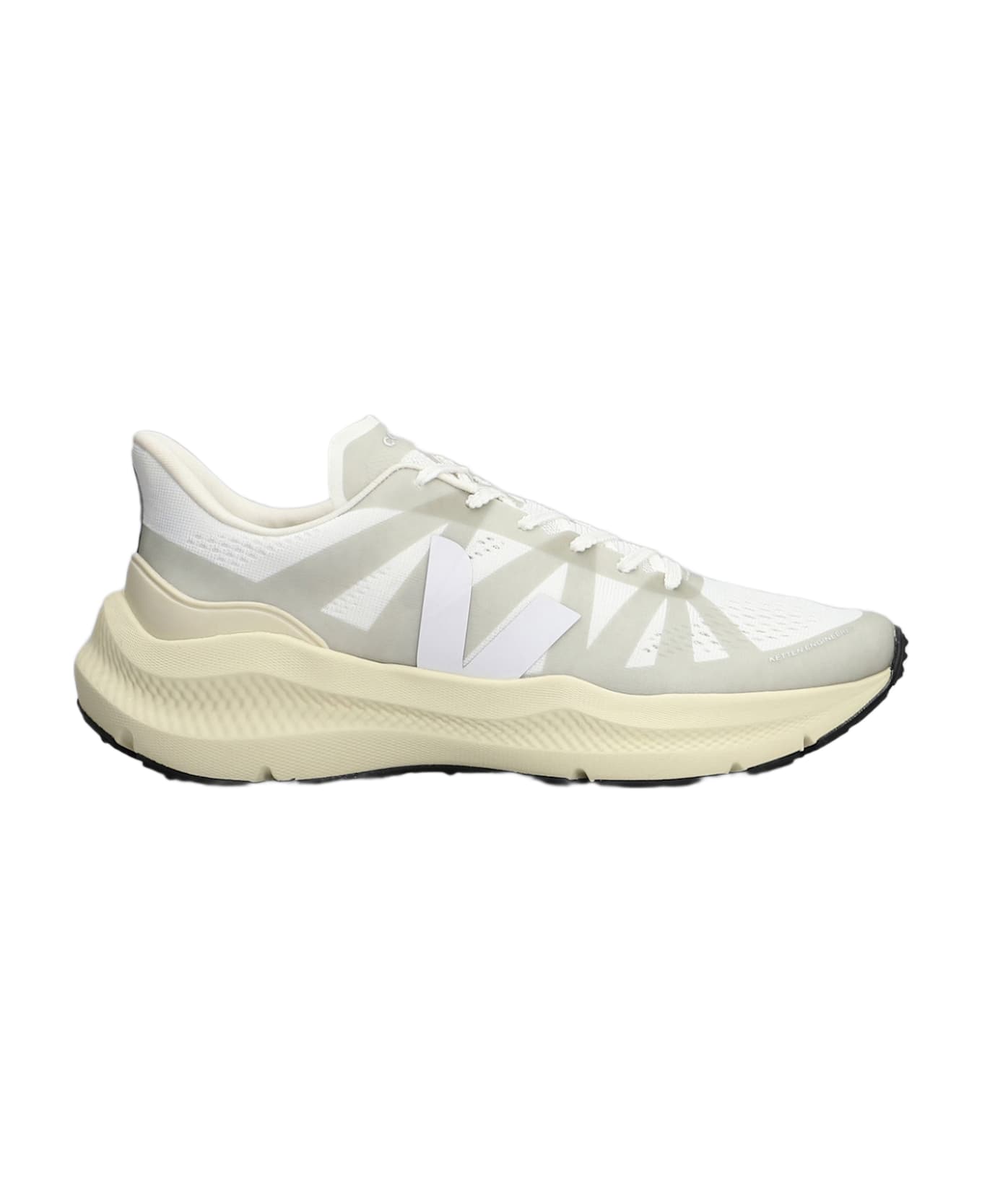 Veja Condor 3 Adv Sneakers In White Fabric - white
