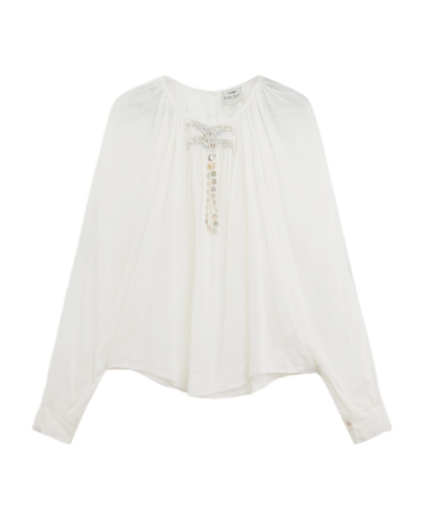 Forte_Forte Bohemien Blouse - white