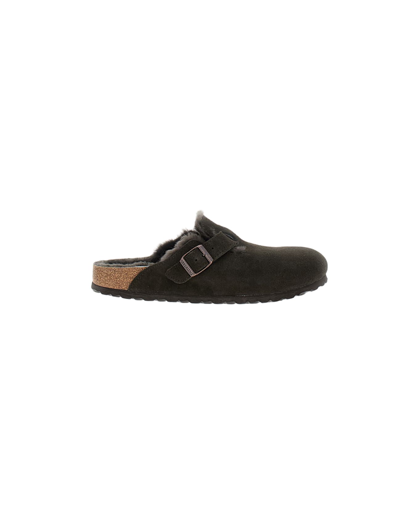 Birkenstock Boston Shearling Suede - Brown