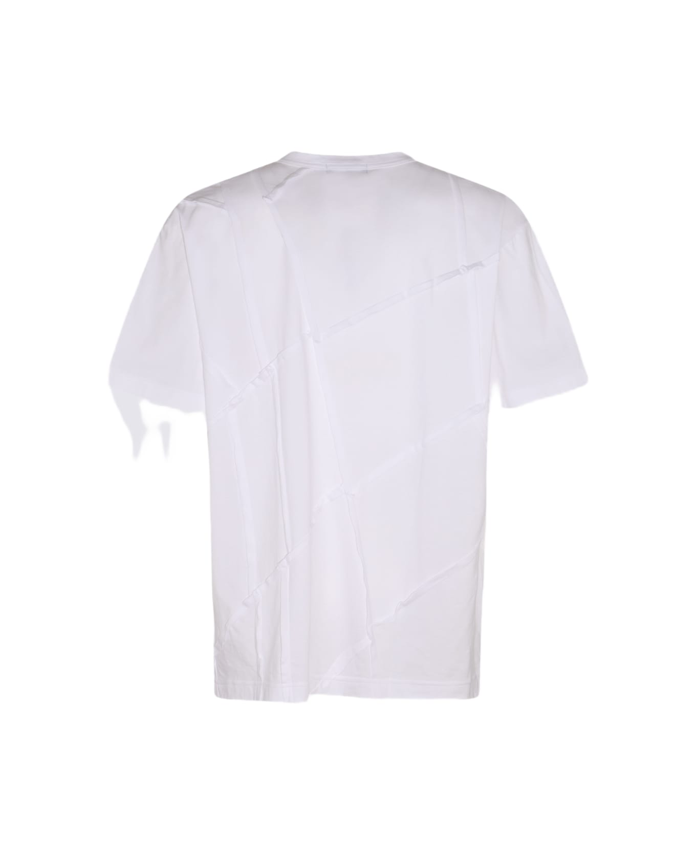 Comme Des Garçons Homme Plus White Cotton T-shirt - White