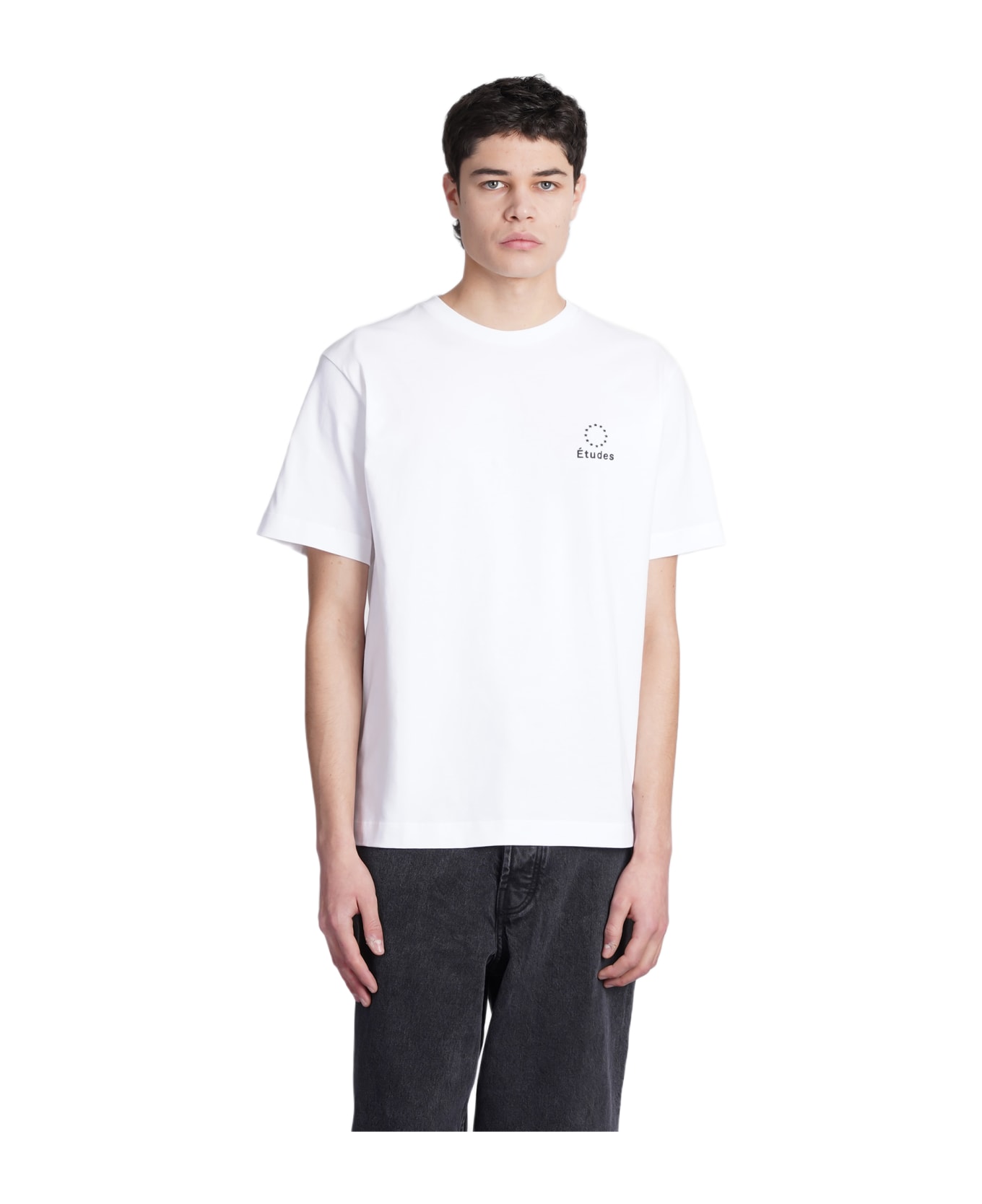 Études T-shirt In White Cotton - White シャツ