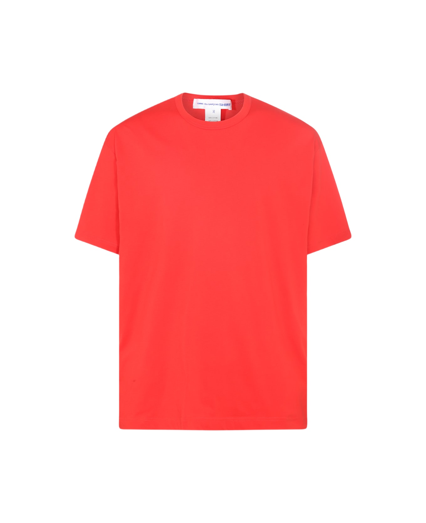 Comme des Garçons Red Cotton T-shirt - Red