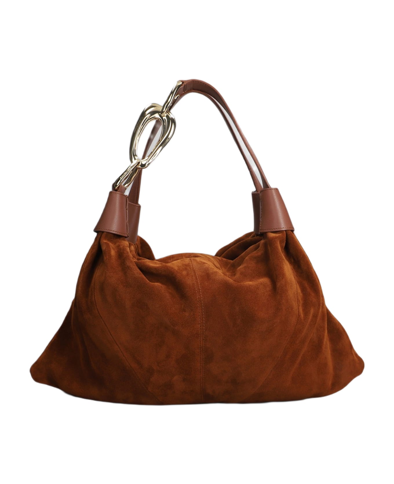 Zimmermann Trampoline Small Shoulder Bag In Leather Color Suede - leather color