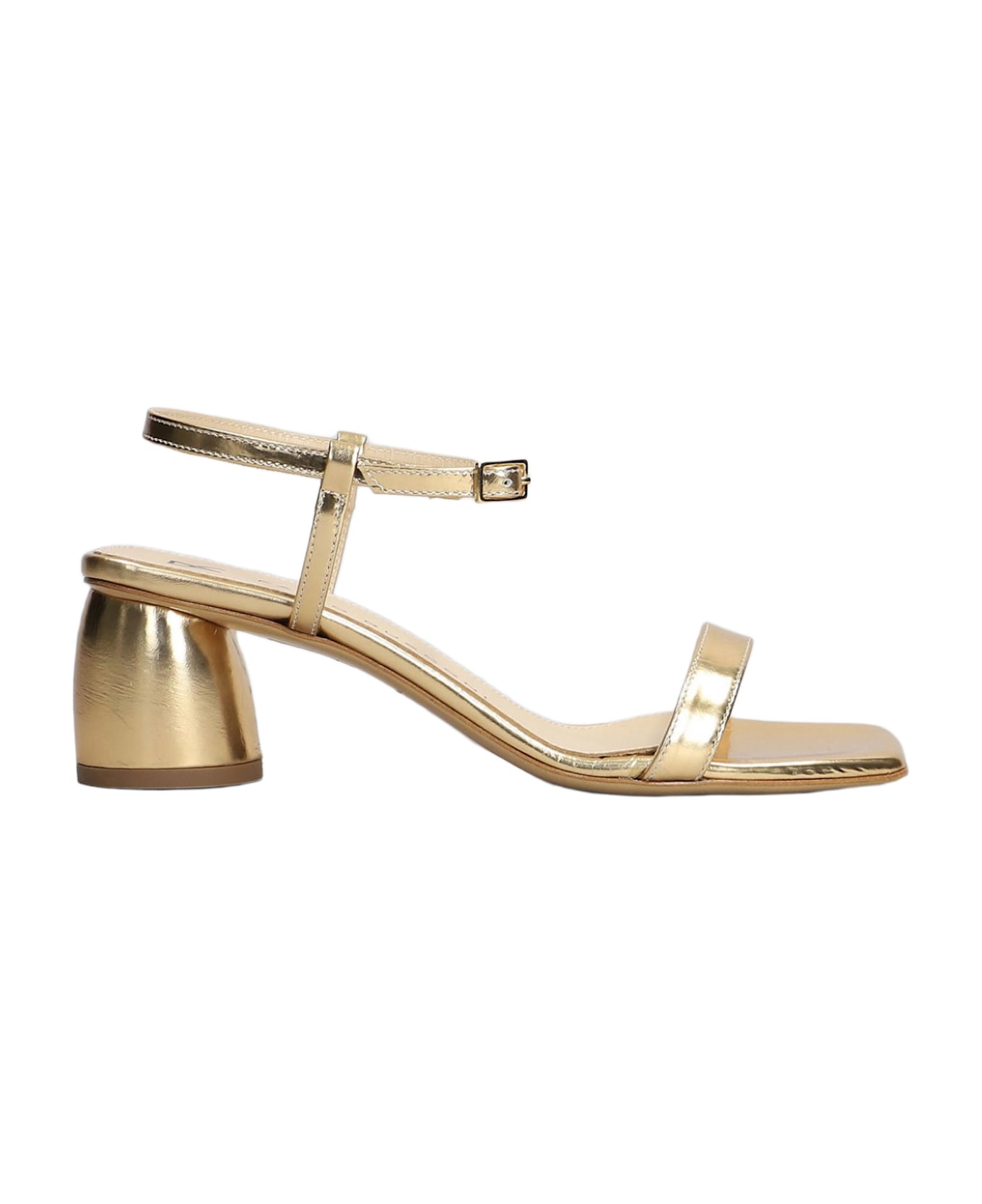Fabio Rusconi Sandals In Platinum Leather - platinum