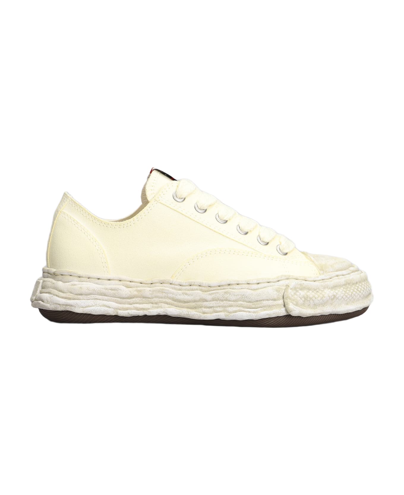 Mihara Yasuhiro Peterson 23 Low Sneakers In Beige Cotton - beige