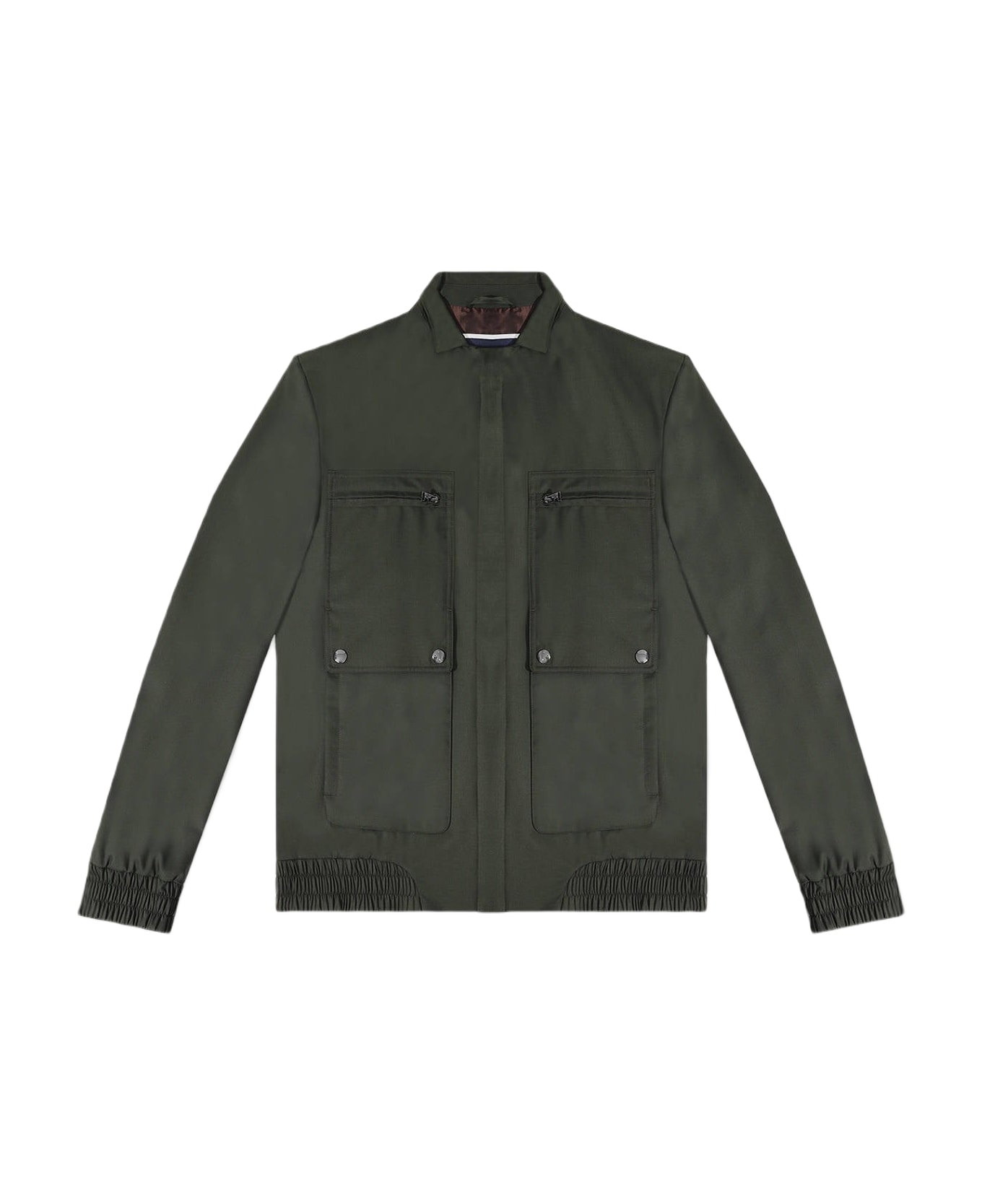Larusmiani Jacket Croker Coat - Olive