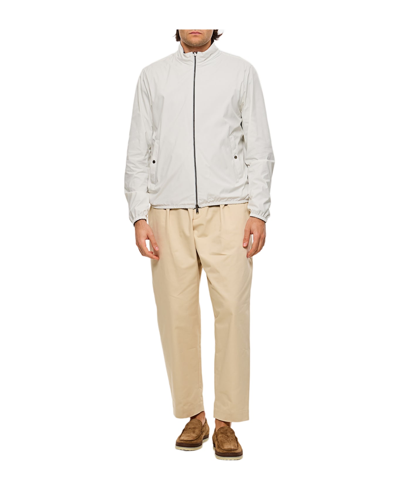 Herno Giacca Corta Reversibile Impacc - White