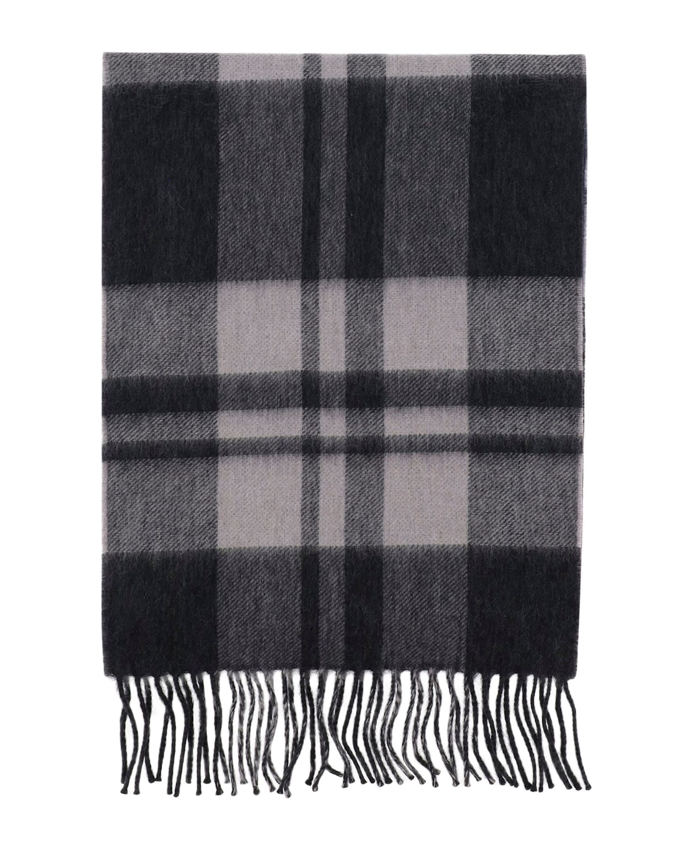 Alex Begg Cashmere Scarf With Check Pattern - Red